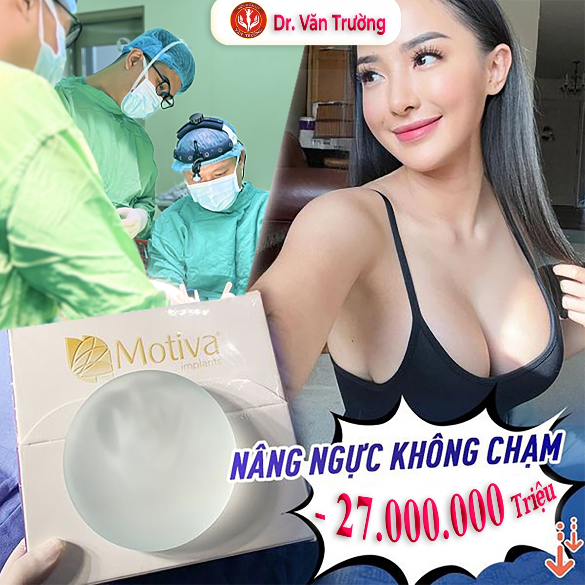 Nâng ngực không chạm 6D